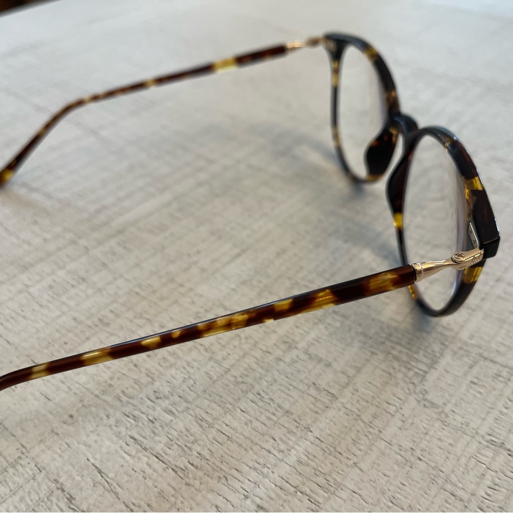Tortoiseshell Round Reading Glasses - image 5